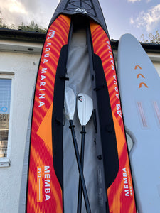 Pre Loved Aqua Marina Memba 390 Inflatable 2 Person Kayak (ME009)