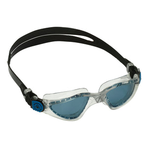 Aquasphere Kayenne Goggles - Smoke Lens - Transparent/Silver/Blue