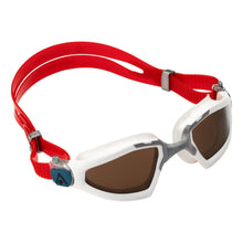 Load image into Gallery viewer, Aquasphere Kayenne PRO Goggles - Polarised Lens - White/Grey