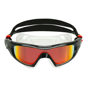 Aquasphere Vista PRO Swim Mask -  Mirrored Lens - Orange Titanium