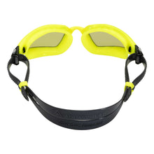 Load image into Gallery viewer, Aquasphere Kayenne PRO Goggles - Yellow/Grey Titanium Mirrored