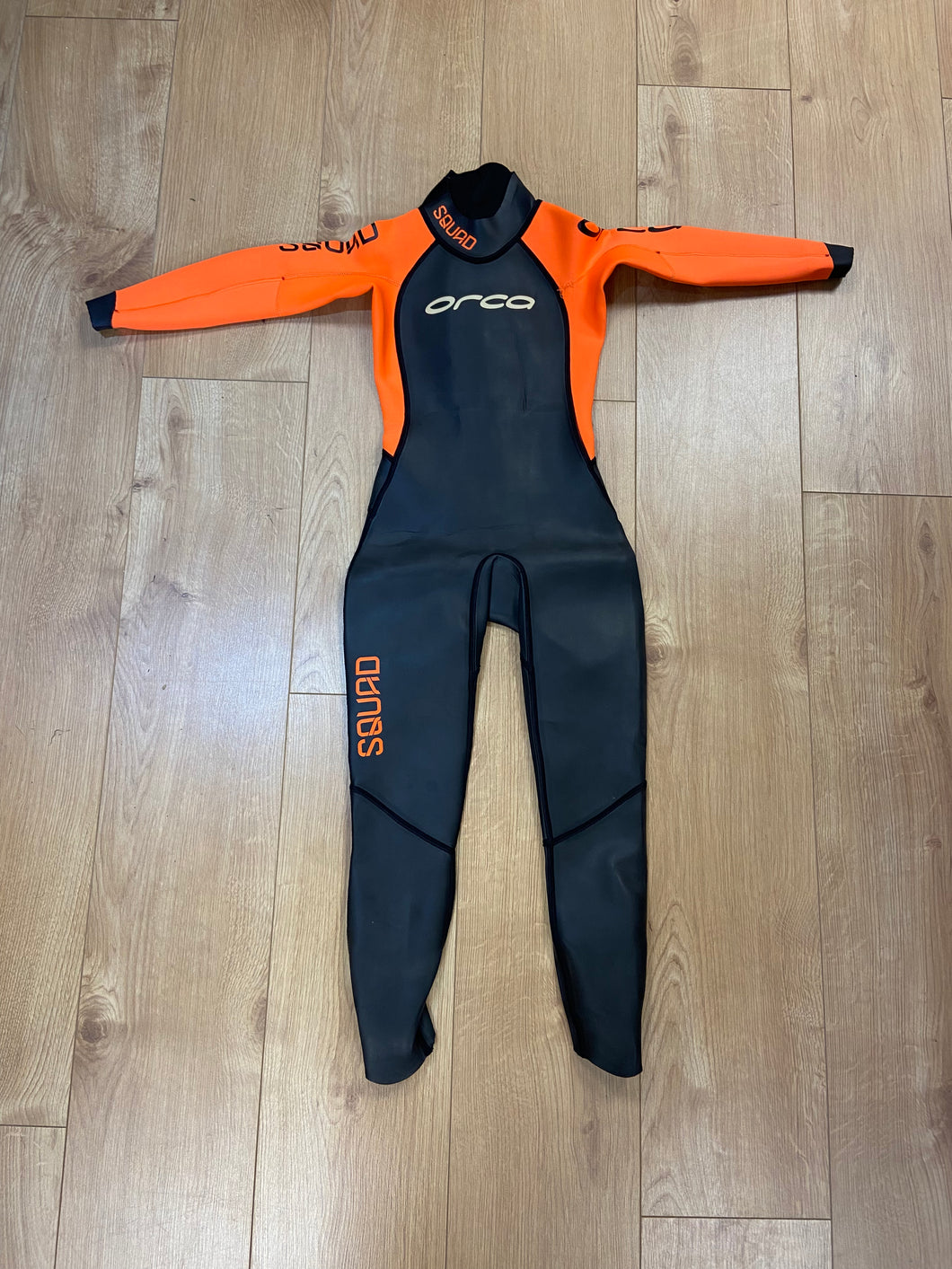 Pre Loved Orca Squad Open Water Swimming Kids Wetsuit Size 8 (755) - Grade B