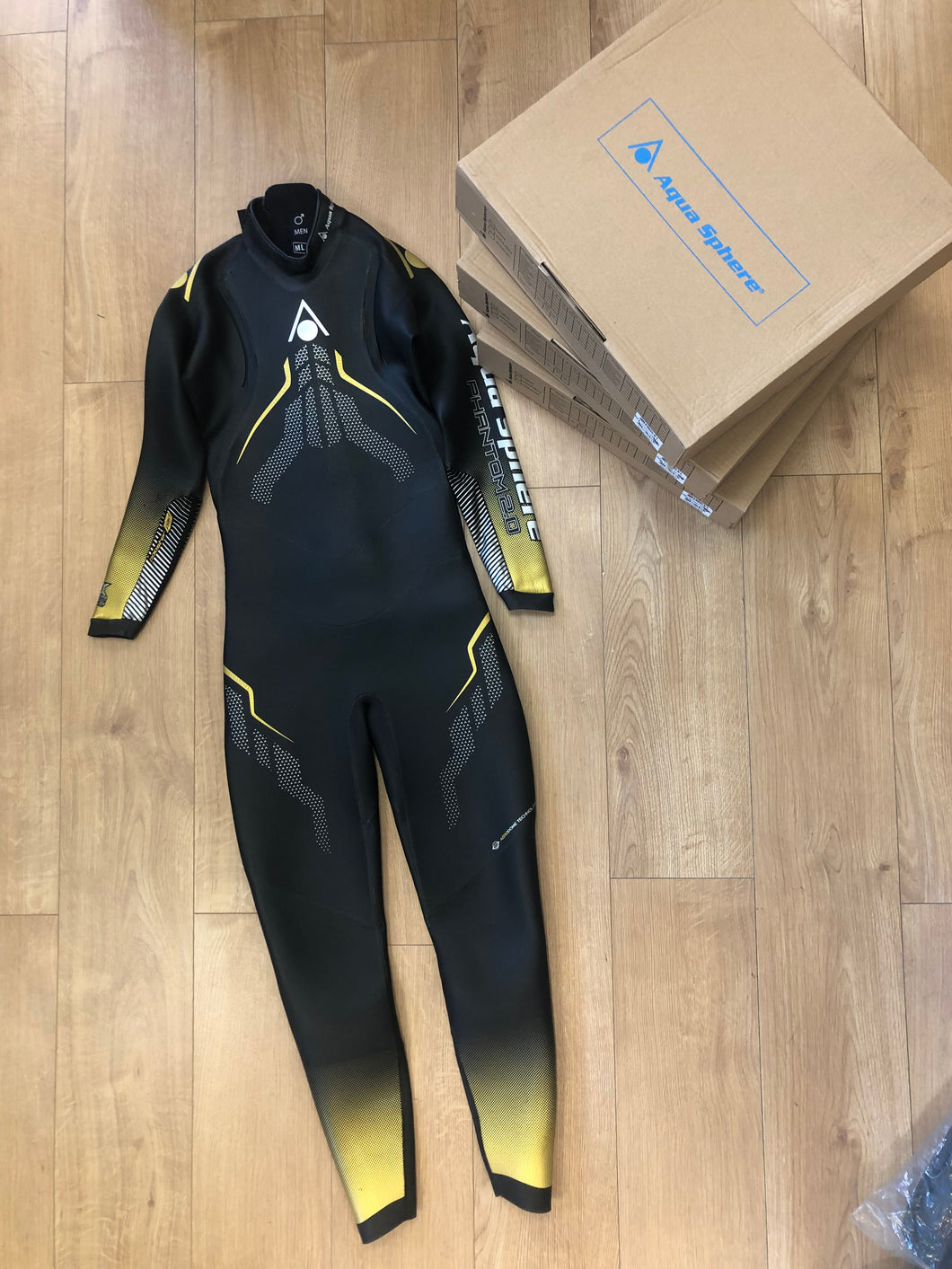 Aquasphere Phantom Triathlon Men's Wetsuit - VARIOUS SIZES (RRP £549) - Tri Wetsuit Hire