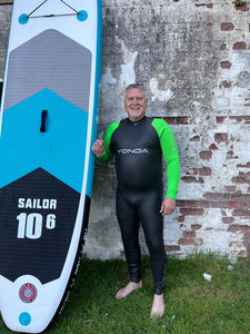 YONDA Spook Wetsuit Mens - Plus Sizes Available up to 150kg