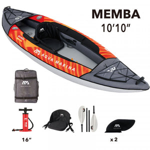Aqua Marina Memba 330 Inflatable 1 Person Kayak