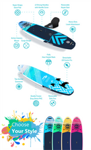 Load image into Gallery viewer, FatStick Pure Art 10’6 Inflatable SUP Board