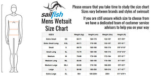Clearance Sailfish Vibrant Mens Wetsuit SL (136)