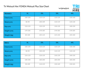 YONDA Spook Wetsuit Mens - Plus Sizes Available up to 150kg